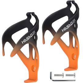 HASAGEI Bike Water Bottle Holder, Durable Non-Slip Lightweight Universal Bicycle Bottle Cage for Mountain/Road Cycling Accessories