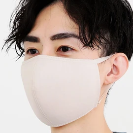 [ツーヨン] メンズマスクビック 洗える 【不織布使用】 布製２枚入り 抗ウイルス・花粉対策フィルター６枚付き・ＢＦＥ値 99.8％東レトレミクロン大きめサイズ・グレージュ