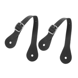 Kisangel 2pcs Equestrian Supplies Western Spur Straps Adjustable Riding Belt for Horse Riding Boot Blousers Strap Vintage Style Comfortable Fit
