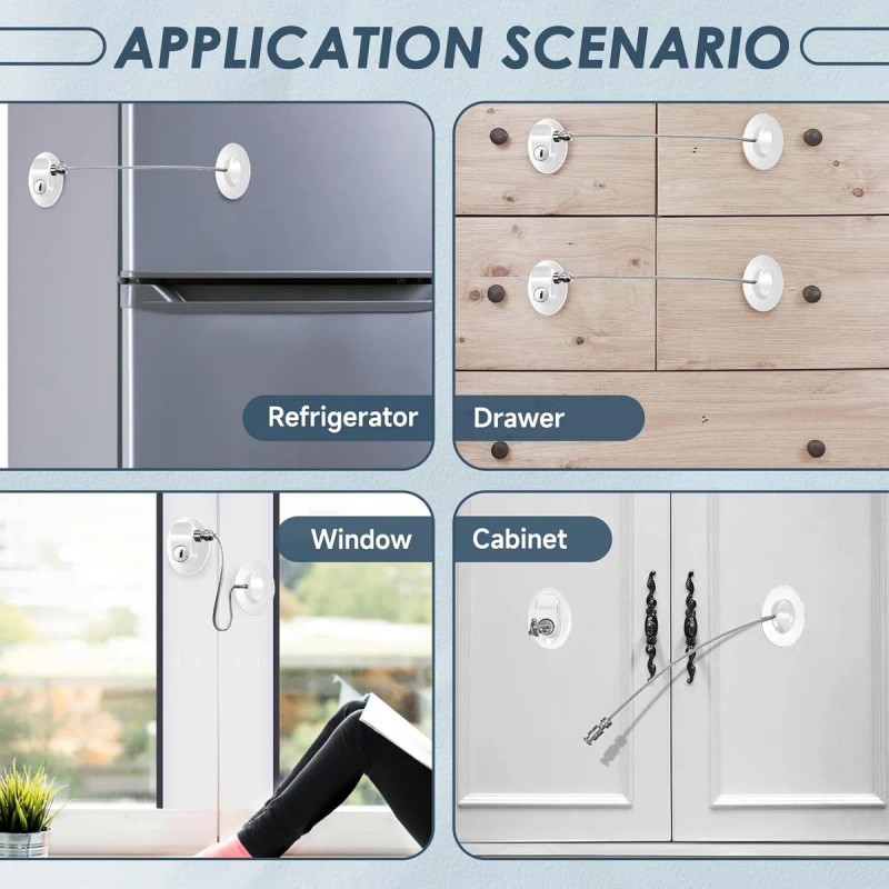 Cerraduras De Gabinete A Prueba De Bebés, Cerraduras De Gabi