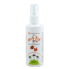 Healthy Paw Life Flea and Tick Spray for Fleas, Ticks and Mosquitoes - Application for Dogs, Cats and Home (100 ml)