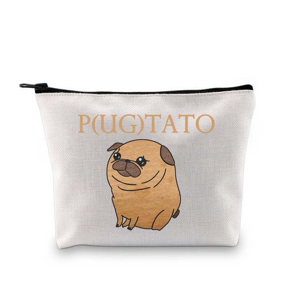 Pugtato Makeup Bag Funny Pug Gift Pug Lover Gift Pug
