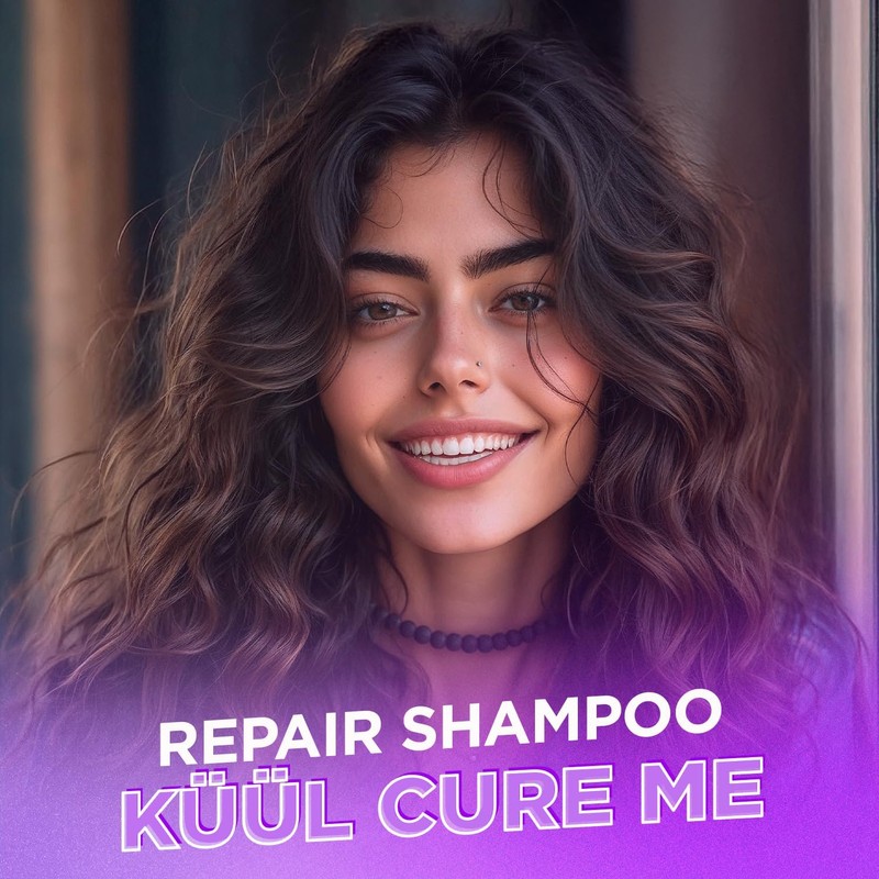 KÜÜL Cure Me Shampoo Reconstructor Cabello Seco Maltratado Debilitado 1L