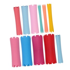 SAFIGLE 100Pcs Reusable Perm Rods for Wavy Hair Mixed Color Hair Styling Rollers Lightweight Curling Tools for Home and Salon Use for Various Curl