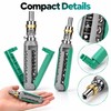 14-in-1 Multifunction Ratchet Screwdriver Kit – Multi-Angle Head and Interchangeable