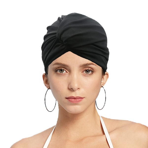Swimming Cap for Women Swimming Fabric Hair Swimming Cap for Beach Swimming Pool Girls Shower Cap (Nior)