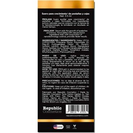 Republic Cosmetics - Suero para Crecimiento Pestañas Y Cejas ¨Pro Lash¨