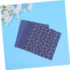 Hohopeti 7pcs DIY Cotton for Craft Sewing Projects Navy Blue