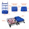 CHOBOND Travel Luggage Organizer Portable Hanging Travel Shelves Bag Multiple