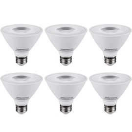 TORCHSTAR PAR30 Short Neck LED Bulb CRI90+, Dimmable Spot Light Bulbs, 5000K Daylight, 840Lm, Energy Star & UL Listed, 12W 75W Equiv, E26 Medium Screw Base, Pack of 6