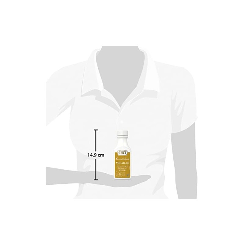 CHEF Liquid Concentrate Poultry, Taste Boost for Savoury Meat Dishes,