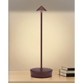 Rauphlis Cordless Lamp for Table Rechargeable Outdoor Table Lights, 7000mah Baterry Portable Led Desk Lamp for Patio Restaurant Camping Home Xmas Decor, Black