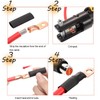 25pcs 2 AWG 3/8" Stud Copper Ring Terminals Battery Cable