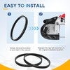 Replacement Rubber Belt Compatible with Milwau kee Band Saw 2729-20