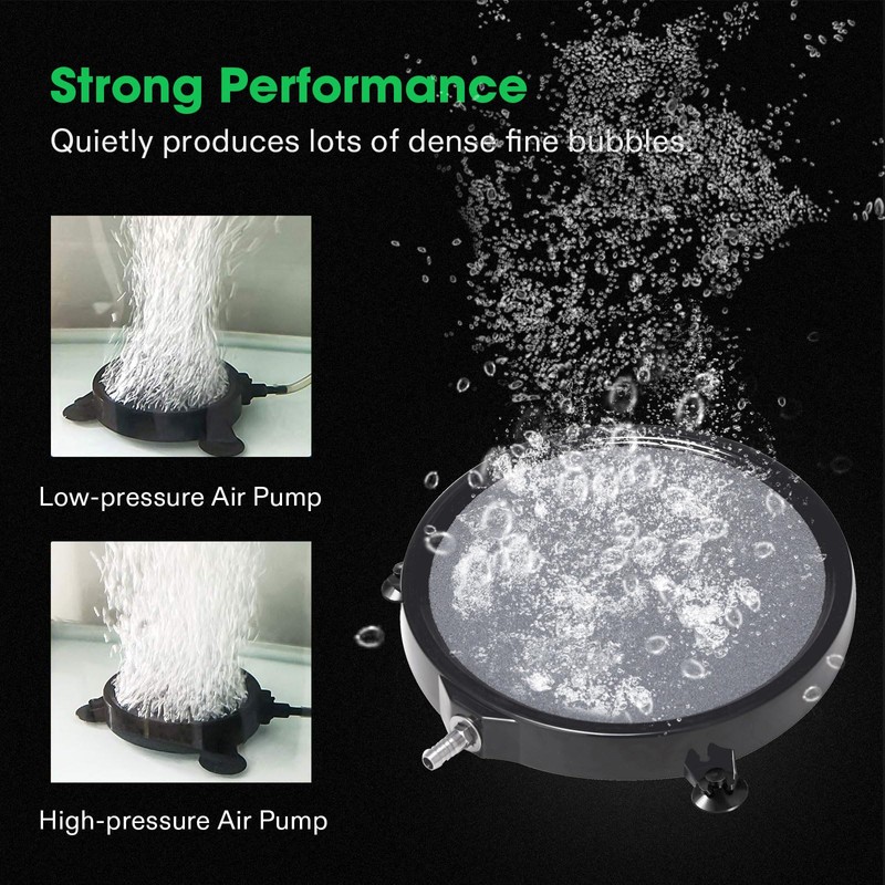 VIVOSUN Air Stone Disc 8 x 8 Inch with Shell