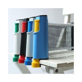 LuminaD One-Touch Portable Table Tennis Net Select/Black+Red