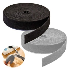 Velcro Fastening Band, Cable Band, Earphones, Cord Summary, Cable Tie, Wire Storage, Cable Tie, Can Be Reused, Free Cut, Repeatedly, Velcro Cable Ties (Width 0.6 inches (15 mm), Length 16.6 ft (5 m) +