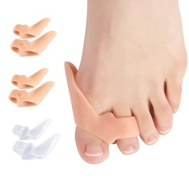 2 Pairs Bunion Correctors Gel Thumb Hallux Valgus Care Set, Soft Toe Separator Protector for Men Women, Pain Relief and Separation Guard Feet Care, Realign Big Toe and Relieve Bunion Pain Toe Spacers