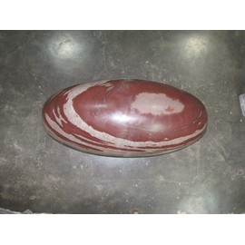 Narmada Shiva Lingam Stone 6"inch ~ Narmadeshwar Shivling| Shiv Ling Indian God Idols Statues Puja Room Religious Narmada Bana Lingam, Banalinga Spiritual Sacred Shiva Lingam Murti Religion Sculpture