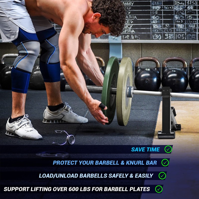 Yes4All Deadlift Jack/ Barbell Stand for Weight Training, Deadlift Exercises,