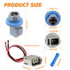 HUAREW Rear License Plate Light Lamp Bulb Socket Connector Wiring