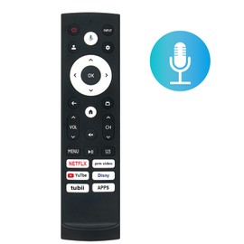 ERF3AF90H Replacement Voice Remote Control Fit for Hisense ULED 4K UHD Google Android Smart TV A53F / A65H / A66G / A68H / A6G / U6H Series 100U76N 50A65H 55A65H 65A65H 75A65H 5A6H 70A6H 75U65H