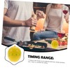 CIYODO Simple Kitchen Cooking Timer Plastic Lemon Shape Mechanical Timer