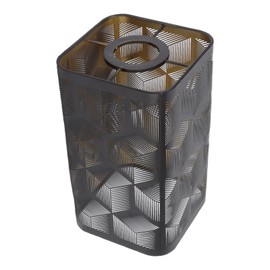 Replacement Lamp Shades for Table Lamps, Decorative Modern Lamp Shades E27 E26 Square Lampshade Detachable Metal Light Shade Bedroom Decr