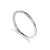 Plain Sterling Silver 2mm Stacking Ring Size P (I -
