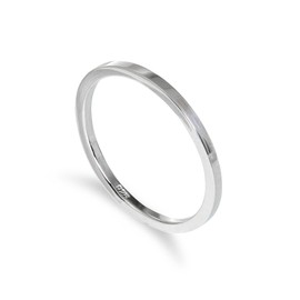 Plain Sterling Silver 2mm Stacking Ring Size P (I - U Available)