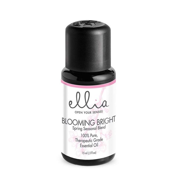 Ellia Diffuser Essential Oil | Blooming Bright Blend| 15ml, 100% Pure, Therapeutic Grade