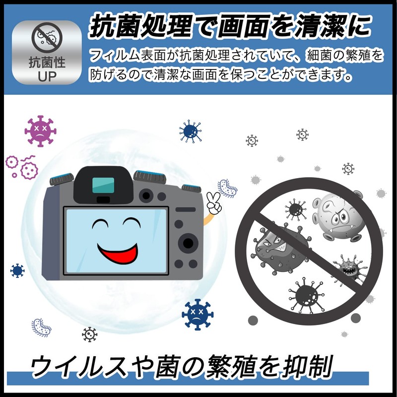 FILMEXT For Panasonic LUMIX DC-FZ85D Anti-Reflection Protective Film Anti-Fingerprint Made