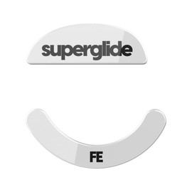 Superglide - Patines de ratón más rápidos y suaves, fabricados con vidrio ultrafuerte, suela súper rápida, suave y duradera para Pulsar Xlite Wireless / V2 y V2 Mini ratón inalámbrico para juegos