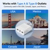European to US Plug Adapter, Unidapt EU to US Adapters,