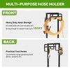 Garden Hose Holder with Stable Base and Tool Hooks, GAVISCITY