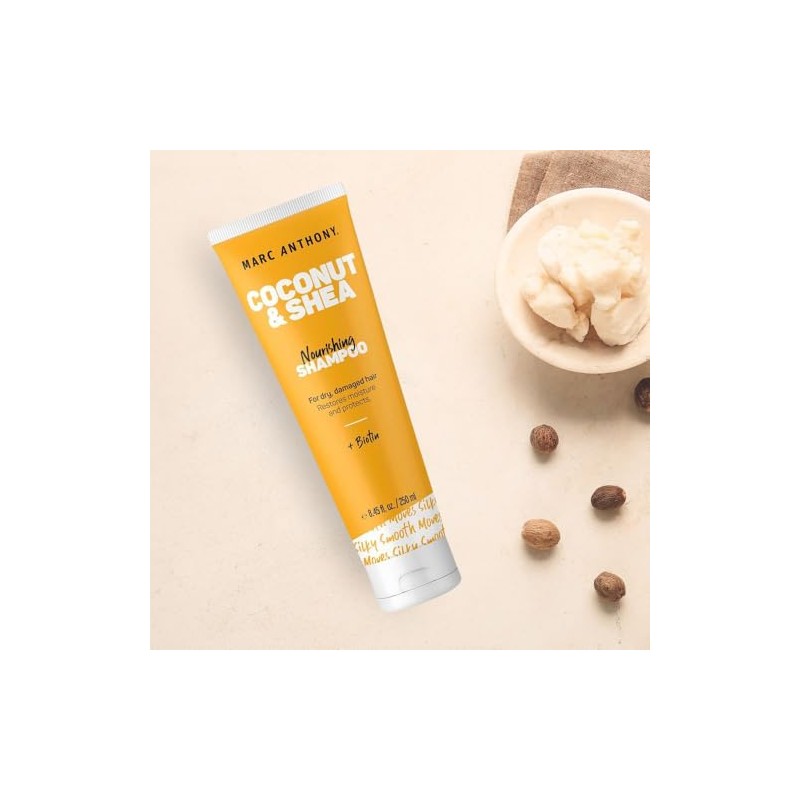 Marc Anthony Coconut Oil Shampoo 8.4 Ounce Tube(No Sulfate) (250ml)