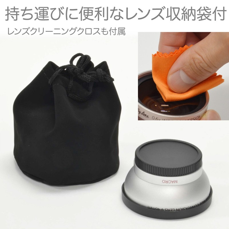 My Lens JTT Online MLE46W06 Video Camera Wide Angle 0.6x