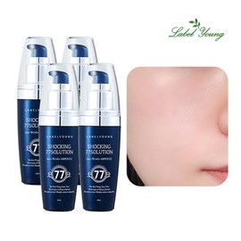 Labelyoung 라벨영 주름개선+탄력케어+피부결케어 쇼킹77솔루션링클앰플 3+1 Label Young Wrinkle Improvement + Elasticity Care + Skin Texture Care Shocking 77 Solution Wrinkle Ampoule 3+1