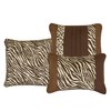 ESCA 6 Pieces Zebra Leopard Animal Printed Comforter Set Queen