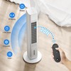 Windowless Portable Air Conditioners, 35’’ Cooling Tower Fan w/Remote, 7H