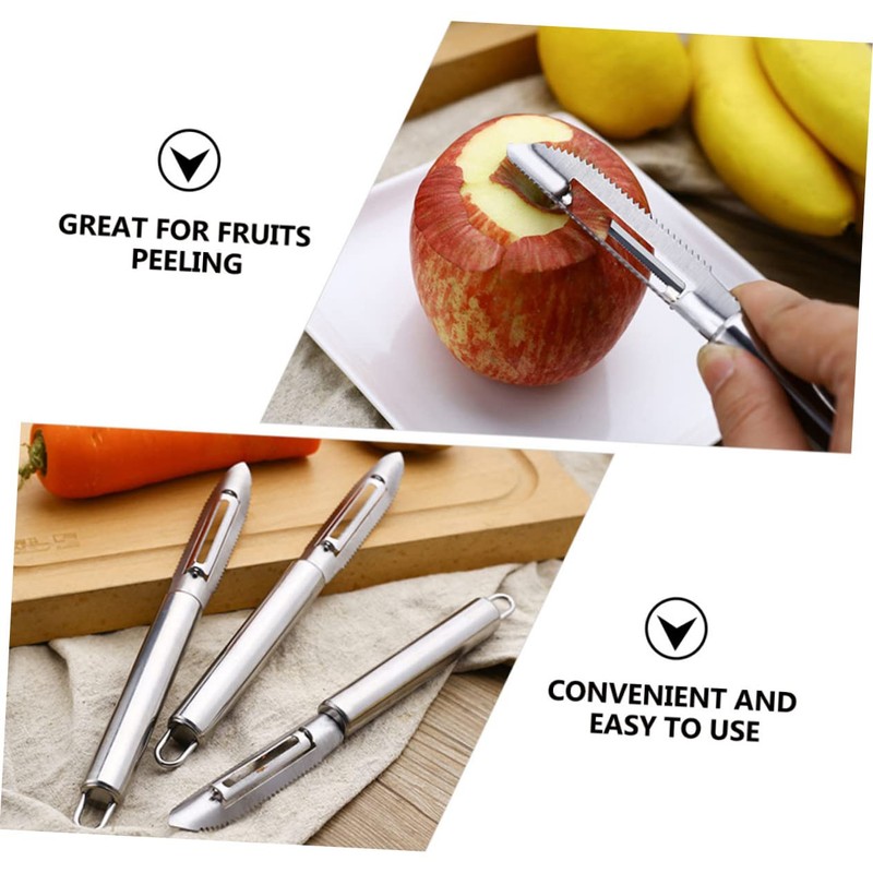 Vaguelly 2pcs Vegetable Fruit Peeler Grater Multifunctional Kitchen Gadget for