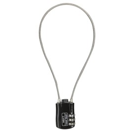 NBYT Candado de bloqueo de combinación de alambre, diámetro de alambre de 3/24 pulgadas, circunferencia de 16 pulgadas, adecuado para equipaje de viaje, mochila, casco de ciclismo, armario pequeño, armario de gimnasio, maleta