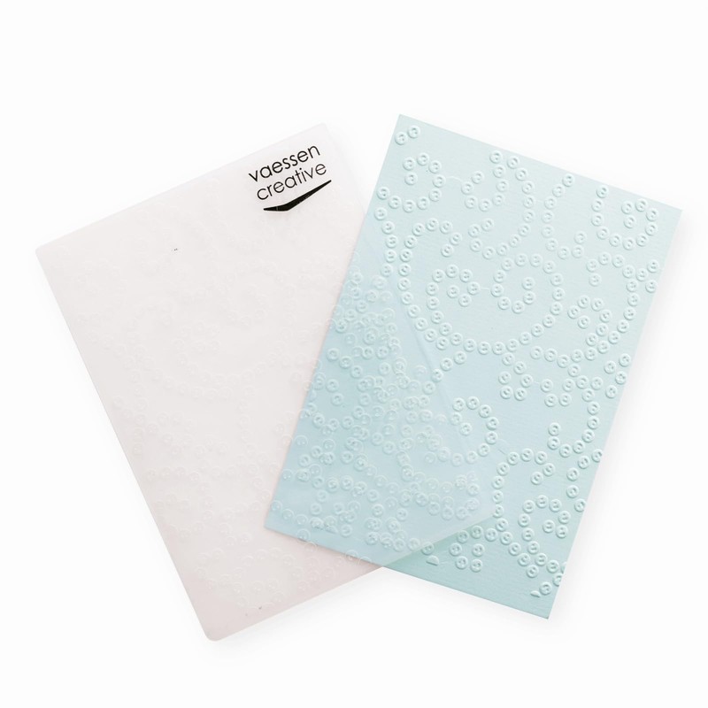 Vaessen Creative Cartella per Goffratura Strass 14,6 x 10,7 cm