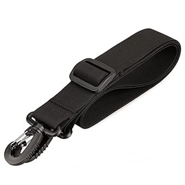 DONGKER 155 cm Bag Strap, Replacement Shoulder Strap for Bags, 3.8 cm Width, Adjustable Shoulder Strap, Bag Strap for Travel Bag, Sports Bag, Black, black