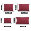 sourcing map 2 Pack Pillow Cases Soft 1800 Series Microfiber