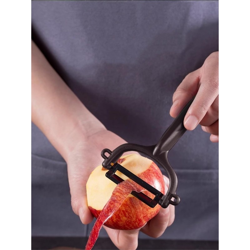 JBBERTH Peeler Unique Ceramic Peeler,Black