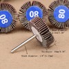 dophee Flap Wheel Sander Set, 1/8" Round Shank, 80 Grit