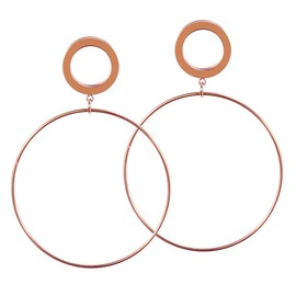 Huacan Tunnel Set with Pendant 6 mm 8 mm 10 mm 12 mm 14 mm 16 mm Ear Tunnels Sets Silver Rose Gold Gold Black Plugs for Women Ladies Double Flared Male Thread Expander Stainless Steel Jewellery 2