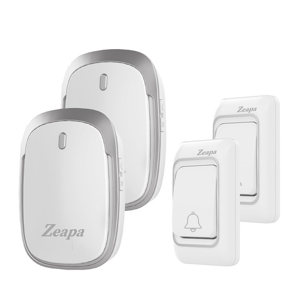 Wireless Doorbells, Plug-in, Battery Powered, Easy to Install, 1300 Ft