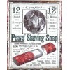 PEARS SHAVING SOAP BATHROOM METAL SIGN RETRO VINTAGE STYLE 8x10in
